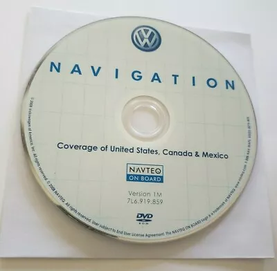 Volkswagen Navigation System United States Canada Mexico Version 1M NAVTEQ 2008 • $24.99