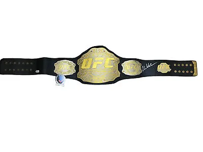 Chris Weidmani Signed Ufc Championship Belt Beckett Bas Coa Ac62276 • $679.36