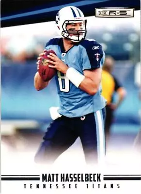 2012  Panini Rookies & Stars Longevity 141 Matt Hasselbeck  12 Tennessee Titans • $1.60