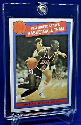 Michael Jordan 1984 United Usa #2 Olympics Rc Pink Back Sp Rare Chicago Bulls  • $17.99