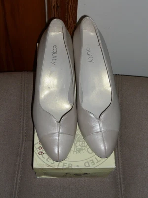 £7 • Buy Equity Beige Leather Shoes Size 7e Uk