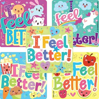I Feel Better Stickers X 5 - Patient Stickers - Nurses Doctors Medical Stickers • $1.77