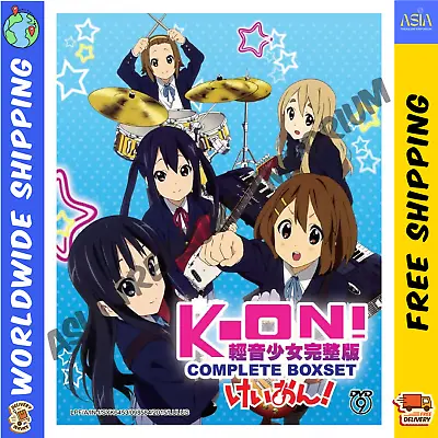 Anime DVD K-ON! Complete Collection Boxset Season 1 + 2 +Movie +5 OVA English Su • $41.20