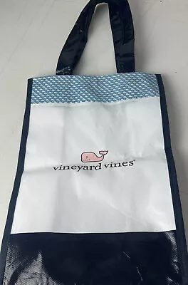 Vineyard Vines Whale Logo Shopping Tote Bag 12  X 9  Plastic Reusable Souvenir • $12.98