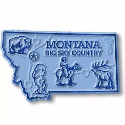 Montana Small State Magnet By Classic Magnets 2.3  X 1.5  • $5.99