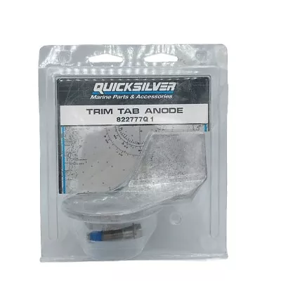 Quicksilver Offset Trim Tab Anode For High Rake Propellers (822777Q1) • $19.91