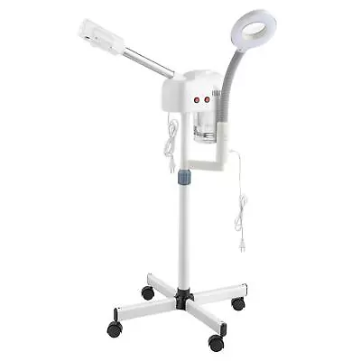 Height Adjustable Facial Steamer W/5X LED Magnifying Lamp – 2 In 1 Ozone Steamer • $65.49