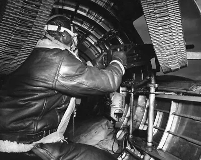 B-17 Flying Fortress Waist Gunner Firing In Action WWII WW2 8x10 Photo 39b • $7.43