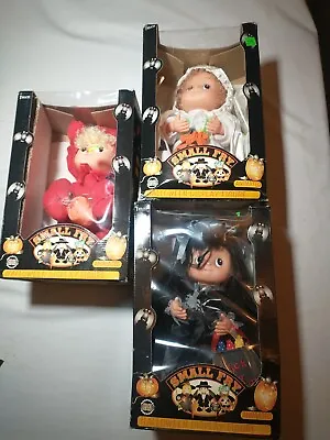 Lot Of 3 Vintage TELCO MOTION-ette SMALL FRY Halloween Figures Ghost Devil Witch • $34.99