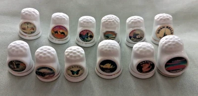 £12.99 • Buy Thimbles Set Of 12 - Vintage Australia - Souvenir Collectables