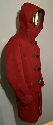 £55 • Buy Burberry Brit-wine Red Duffle Coat - Size M -vgc