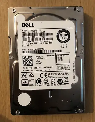 AL13SXB30EN Dell 300GB 15K RPM 12G SAS 2.5  0RVDT Hard Drive • £24.99