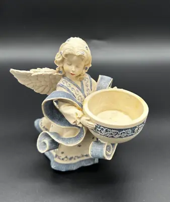 Sarah's Angels  Anna  Tea Light Candle Holder 6  Tall • $8.99