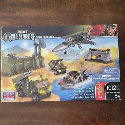 Mega Bloks True Heroes Construction Military Combat Building Set New Toys R Us • $79.95