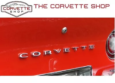 C3 Corvette Rear Bumper Letters Emblem C O R V E T T E 1968-1973 X2638 • $26.99