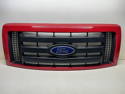 2009-2014 Ford F-150 STX FX4 RED 3-Bar Front Grill OEM • $296.99