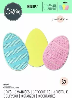 Sizzix Decorative Eggs Thinlits Die Set  665075 • £6.99