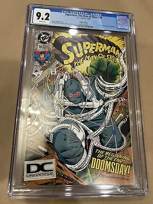 Superman The Man Of Steel#18 5th Printing DCU Logo CGC 9.2 White Pages • $129.99