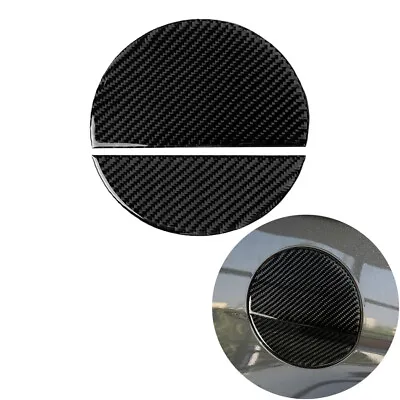 Fit For Ford Mustang 2015-2019 Carbon Fiber Gas Oil  Fuel Tank Cover Cap Trim • $8.78