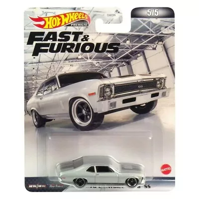 Hot Wheels 1:64 Fast & Furious 1970 Chevrolet Nova SS Diecast Model Car HCP14  • $5.99