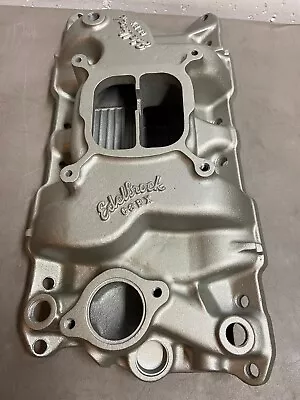 Refurbished Vintage Old School C3BX Edelbrock SBC 4 Barrel  Intake Manifold NICE • $169