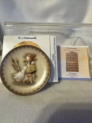 Hummel Goebel Goose Girl #108 Miniature Plate • $10.15