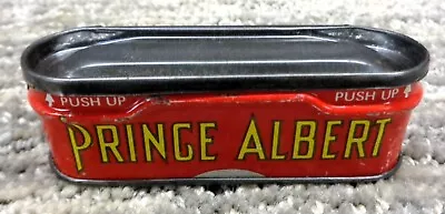 Vintage Prince Albert Vertical Pocket Tobacco Tin - Litho - Match Safe / Stash • $21.99