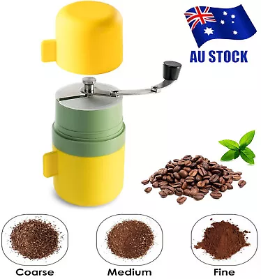 Manual Coffee Grinder Hand Coffee Grinder Coffee Bean Grinder Burr Grinders AU • $25.99