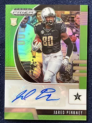 2020 Prizm DP Jared Pinkney Neon Green Auto /25 UFA From Vanderbilt • $8