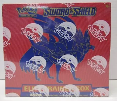 Pokemon TCG Sword And Shield Zacian Elite Trainer Box ETB First Print Sealed • $90