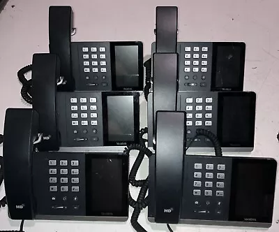 LOT OF 6 Yealink SIP-T55A Smart Business Microsoft Teams VoIP Phone Touchscreen • $160