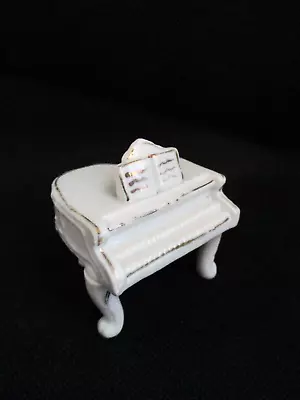 Miniature Porcelain Piano Figurine Japan • $9.99