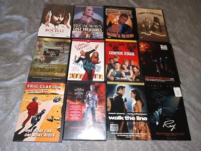 Lot Of 12 DVD's With Music And Comedians Michael Jackson Video Greatest Hits • $6.50