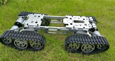 Enhanced Obstacle Crossing Intelligent Crawler Shock Absorption Tank Chassi DIY • $230