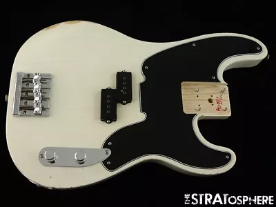 Fender Mike Dirnt Road Worn P Bass LOADED BODY Precision NITRO White Blonde. • $569.99