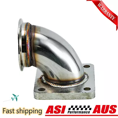 90 DEGREE 2.5  V Band Adapter Flange T4 Turbo Stainless VBand V-Band Adaptor AU • $39