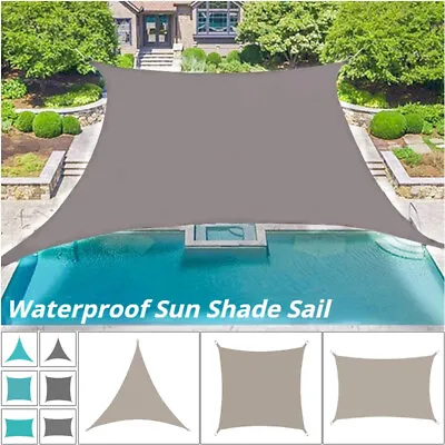 Outdoor Sun Shade Sail Canopy Rectangle Sand Uv Block Sunshade For Backyard Deck • $31.87