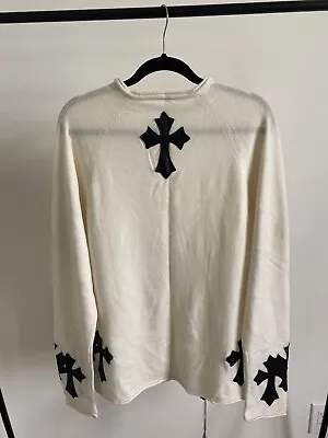 A & G  Amal Guessous Mens Cashemere Sweater NEW L • $299.99