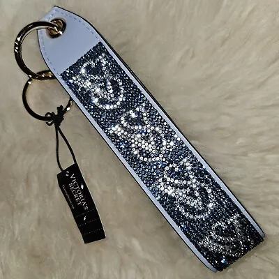 New! Victoria's Secret Rhinestone Logo Wristlet Strap Keychain • $19.95