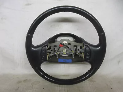 97-03 Ford F150 Steering Wheel BLACK LEATHER ~ 038 04 17 24 • $149.95