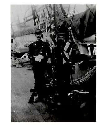 Marines On Ship Deck C. 1890 8 X10  Photograph Print (1980) • $21.99