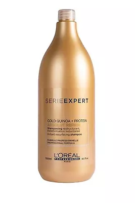 Loreal Series Expert Absolut Repair Shampoo Gold Quinoa + Protein - 1500ml • £24.86