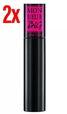 Lancom Monsieur Big Mascara BIG IS THE NEW BLACK 2x 2ml Sample Travel Size NEW • £11.99