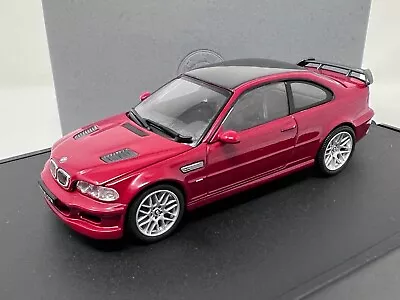 1/43 BMW E46 M3 GTR Street Imola Red Minichamps Dealer Edition (e36) • $99.99