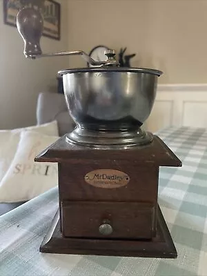 Mr Dudley International Vintage Coffee Grinder Hand Crank Antique Reproduction  • $21