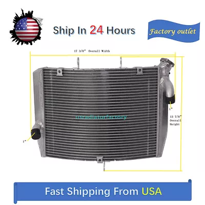 New All Aluminum Radiator For Kawasaki 2007-2008 Ninja ZX-6R ZX6R • $72.99