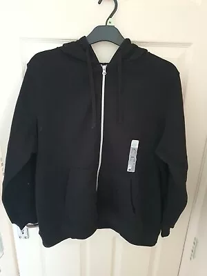Primark Brand New Black Zip Through Hoodie Size 2XL (size 22/24) • £5