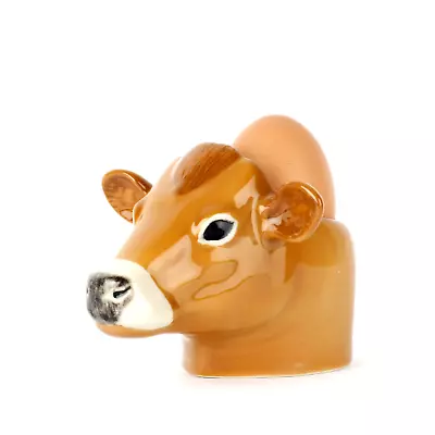 Quail Ceramics   Face Egg Cup JerseyCow • £16.50