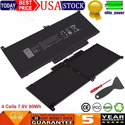 F3YGT Battery For Dell Latitude 12 7280 7290 13 7380 7390 14 7480 7490 DM3WC NEW • $20.49