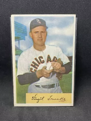 Virgil Trucks 1954 Bowman #198 Chicago White Sox • $9.99